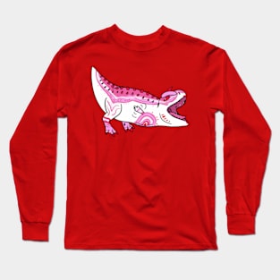 Cute Pink Majungasaurus Long Sleeve T-Shirt